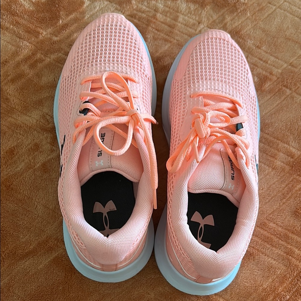 Under Armour Pink Sneakers Low-Top Canvas